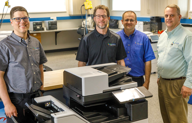 an image of EO Johnson's service support team in Wausau, WI.
