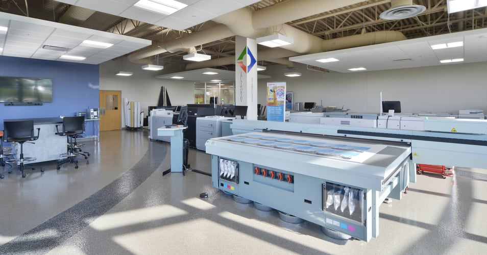 Production printer showroom