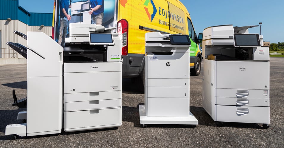 photocopier; copy machine; Canon; HP; Ricoh